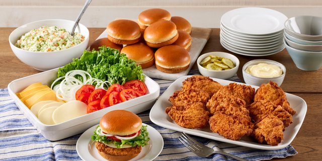 Hand-Breaded Sandwich Bar