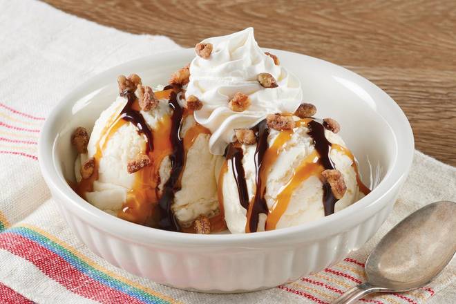 Chocolate and Caramel Sundae