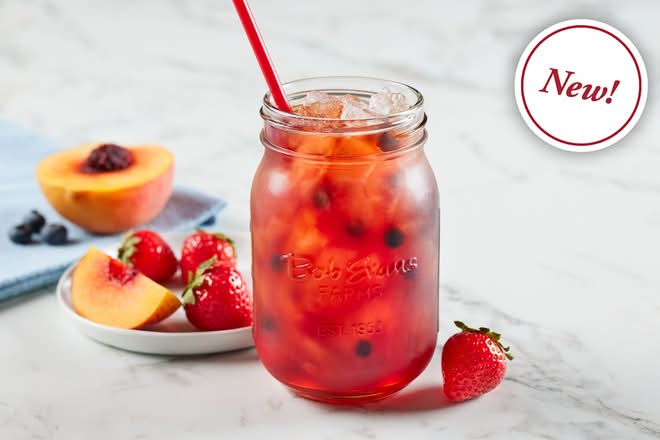 Peach Berry Iced Tea (Beverages)