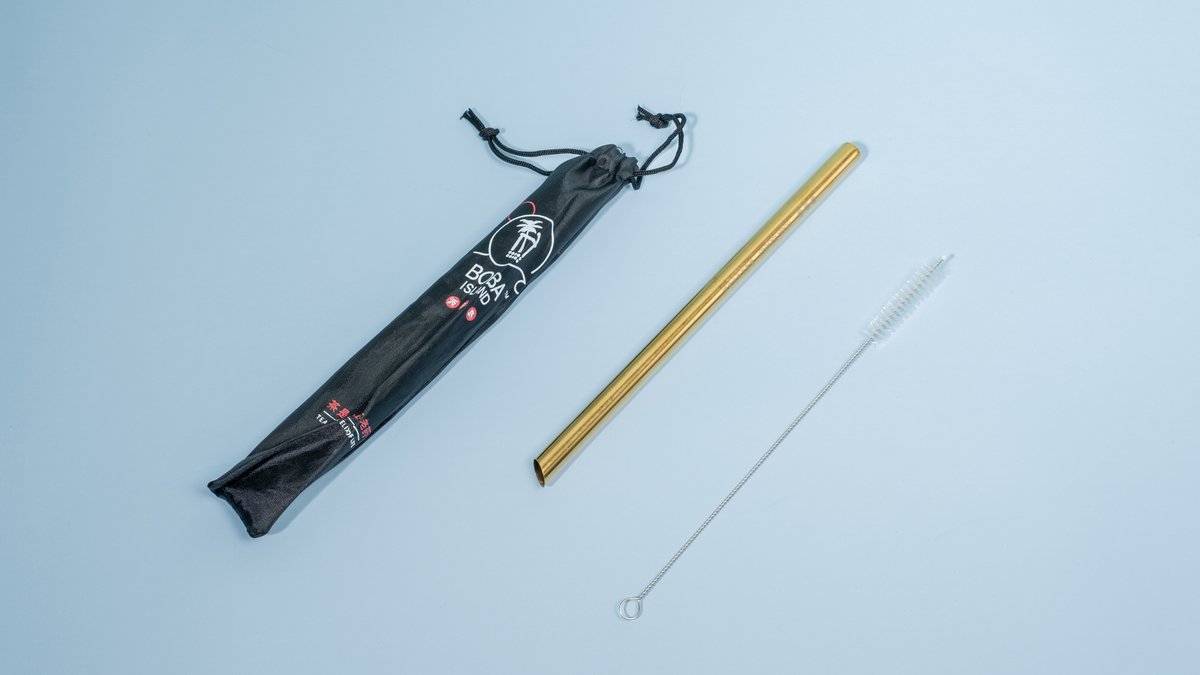 Boba Island Stainless Straw Set