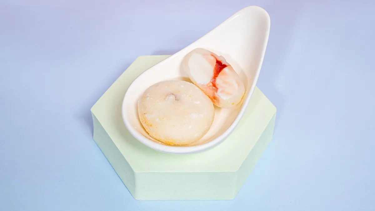 Raspberry Cheesecake Mochi