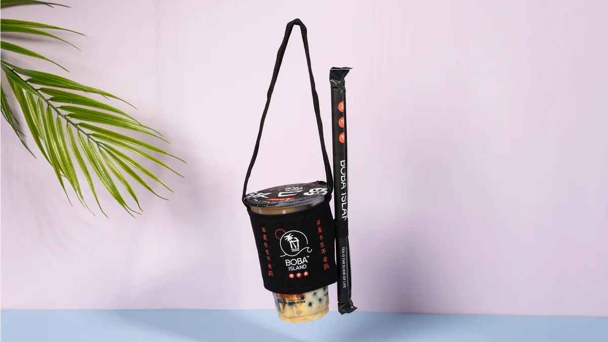 Boba Island Cloth Cup Carrier