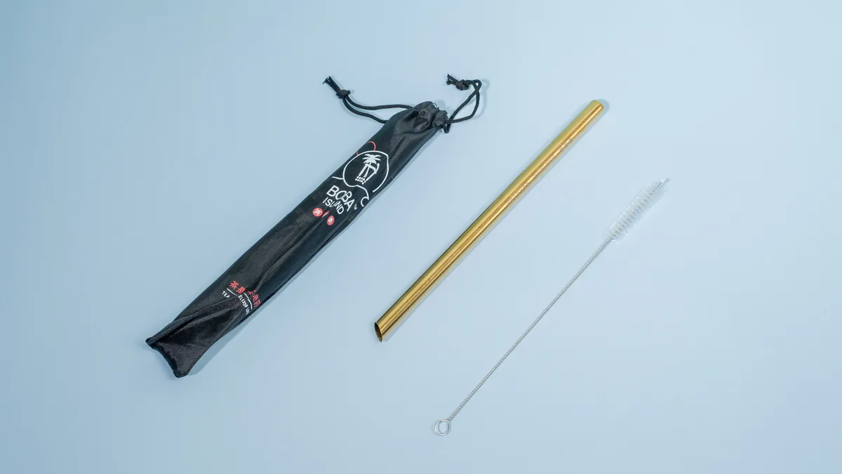 Boba Island Stainless Straw Set