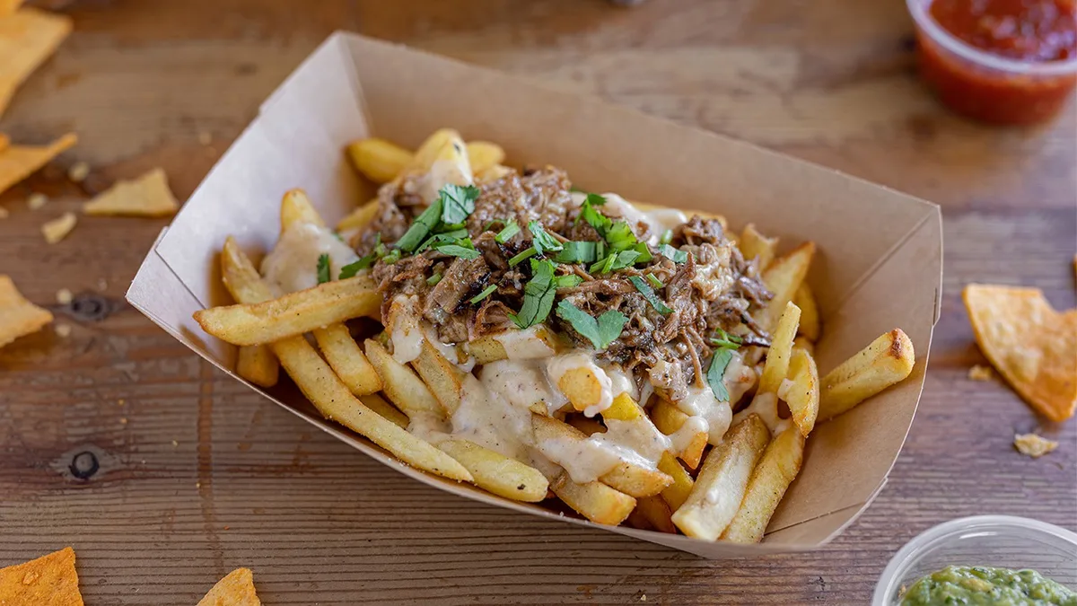 Pull Pork Cheese Fries
