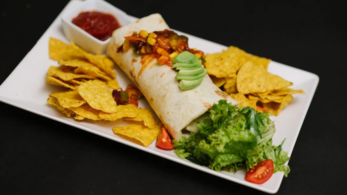 Burito vegetarijanski sa avokadom