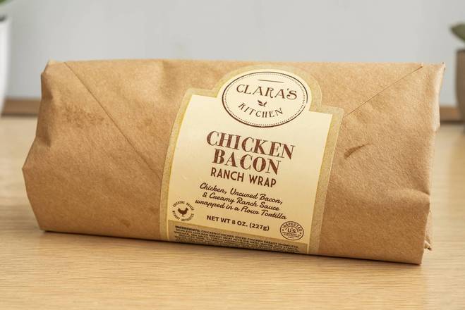 Clara's Wrap - Chicken Bacon Ranch Wrap.
