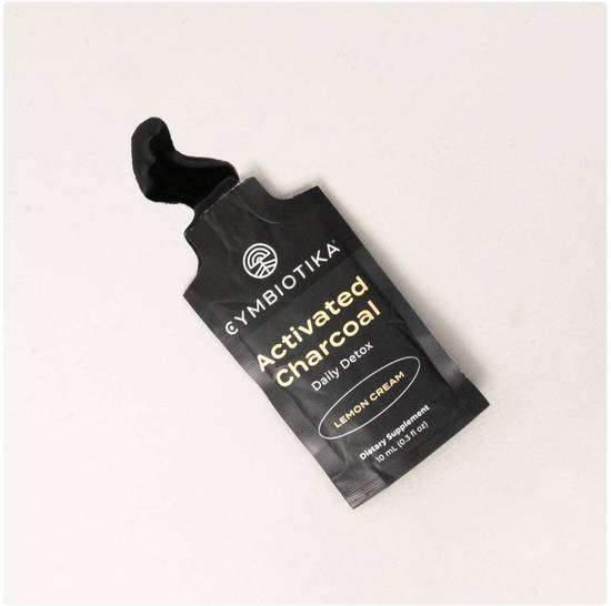 Cymbiotika, Activated Charcoal + Liposomal Delivery, Single Serve Pouch