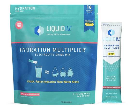 Liquid I.V Single Serve Sachet, Electrolytes Pouch