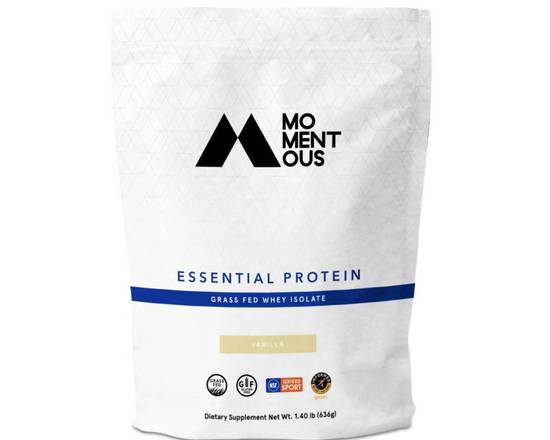 Momentous Essential Grass-Fed Whey Protein - Single Sachet