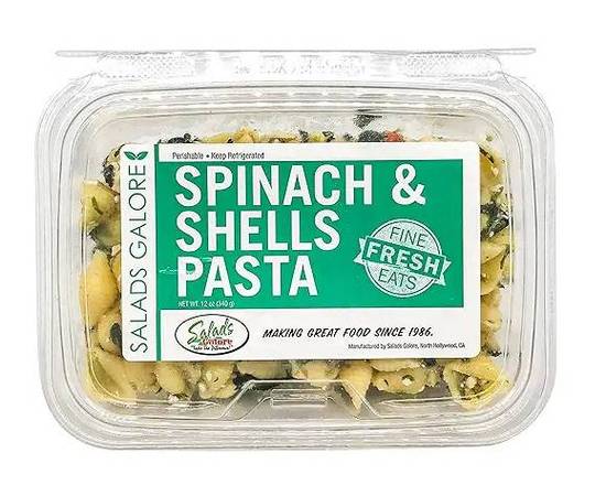 Pasta Salad: Spinach and Shells