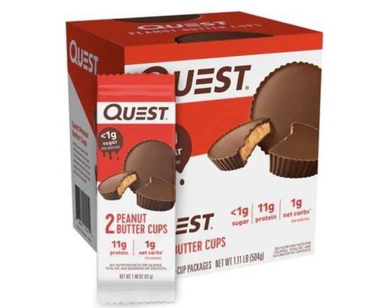Quest Peanut Butter Cups, 2 per bag.