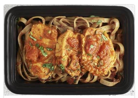 Tomato Basil Chicken Fettuccine