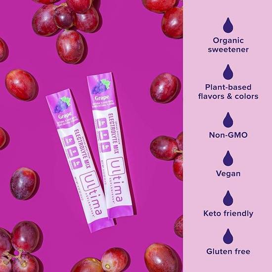 Ultima Electrolyte Mix - Grape Single Serve