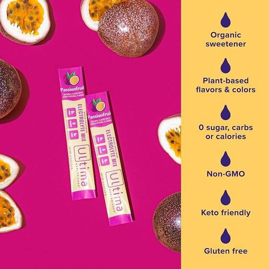 Ultima Electrolyte Mix - Passionfruit Single Serve