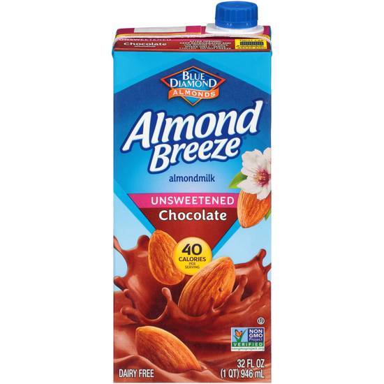 Unsweetened Almond Breeze Almond Milk - Chocolate 946ML