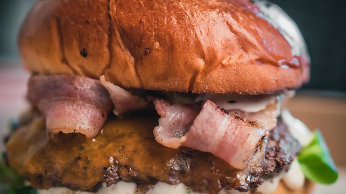 Truffle burger