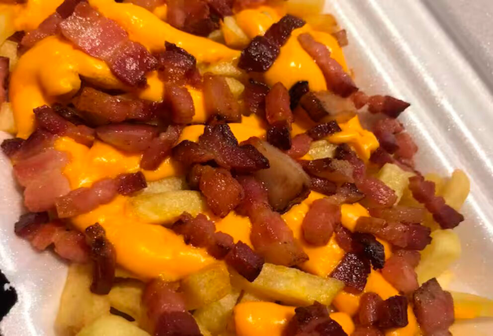 Batata com Cheddar e Bacon P