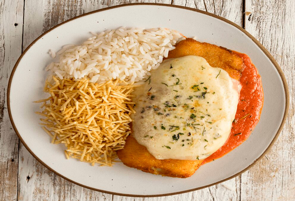 Filé de Peixe a Parmegiana