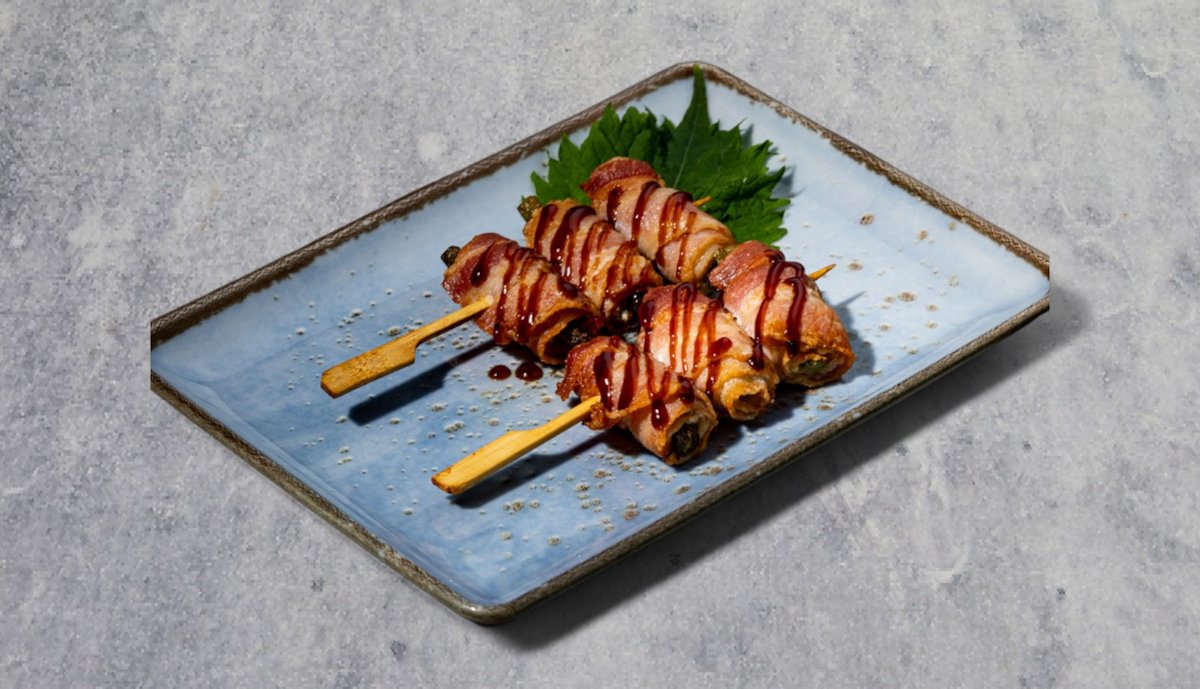 14. Bacon and Asparges Sticks (2 Stk)