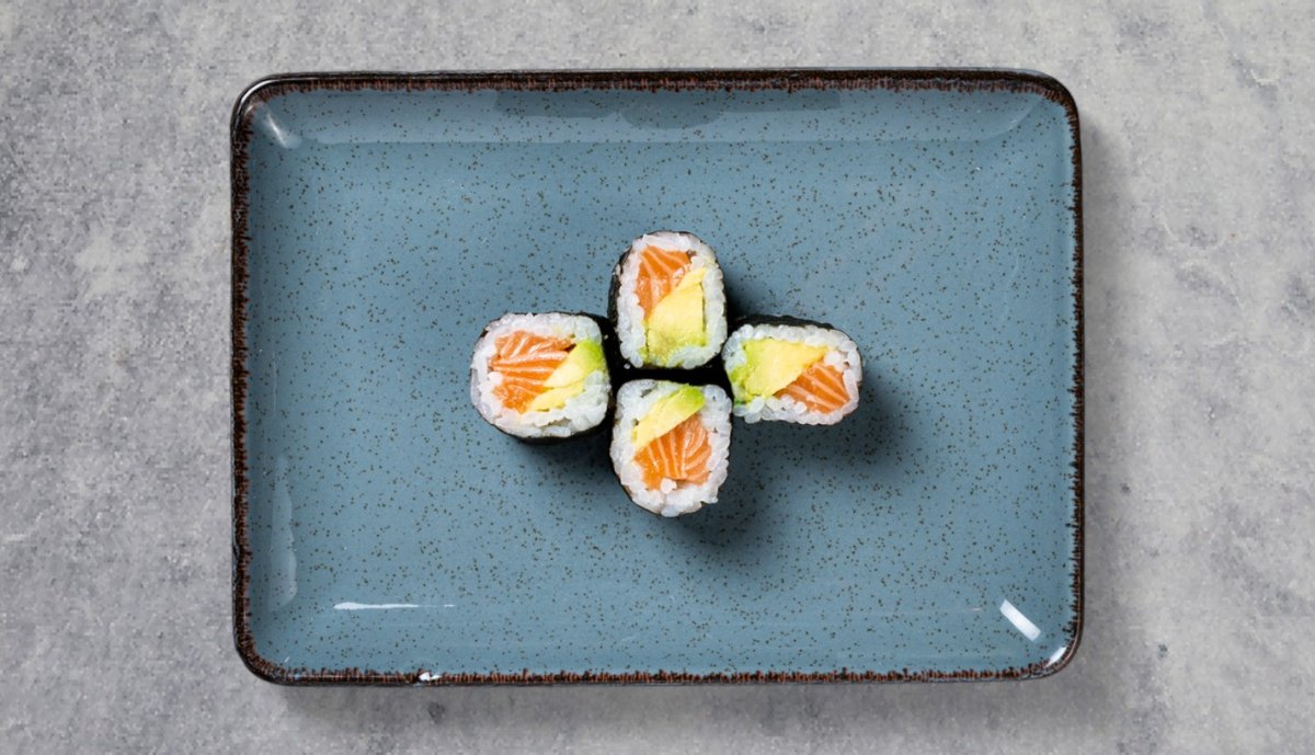 Hosomaki Avocado and Laks (8 Stk)