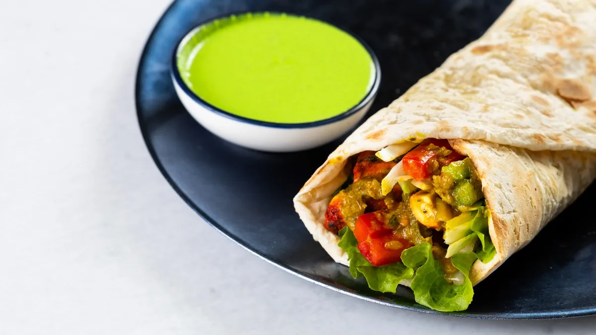 Chicken bombay frankie roll XL - novo