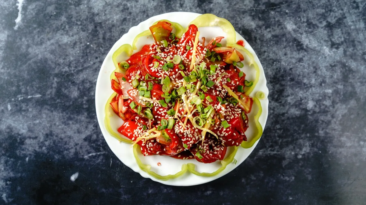 Honey Chilli Mushrooms