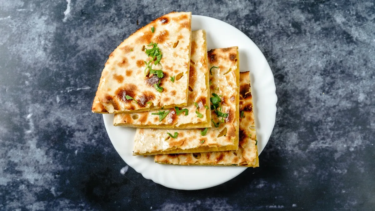 Naan s krumpirom