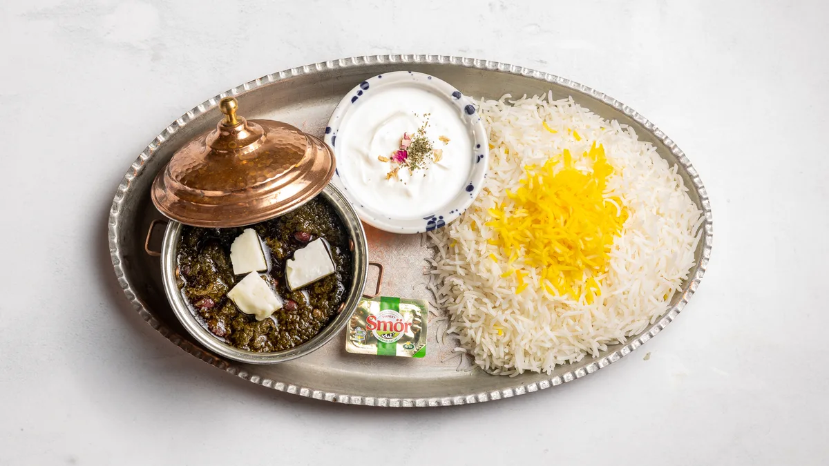 Ghorme Sabzi Vegetarisk