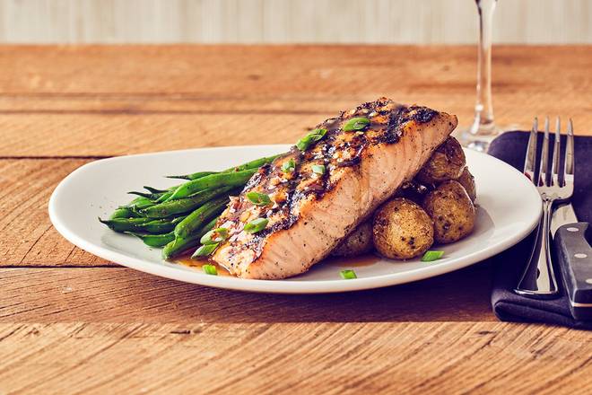 Bourbon Glazed Salmon