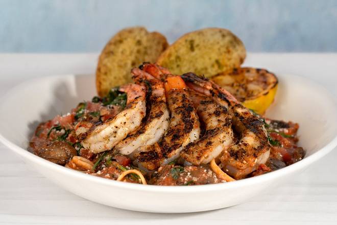 Creamy Tomato Shrimp Linguine