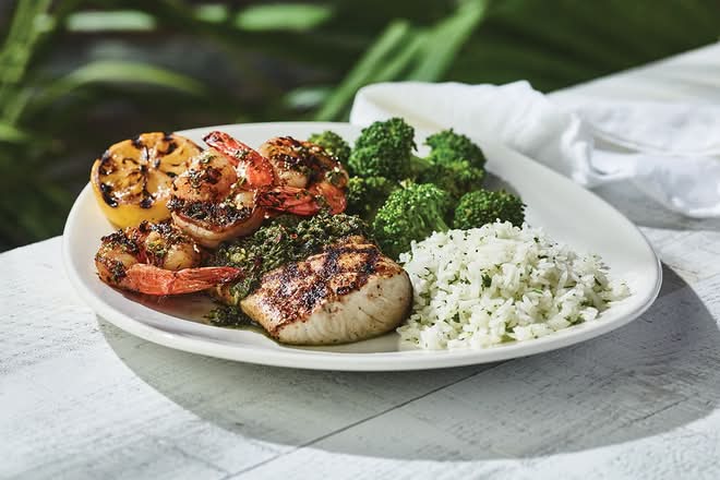 Grilled Mahi-Mahi and Shrimp