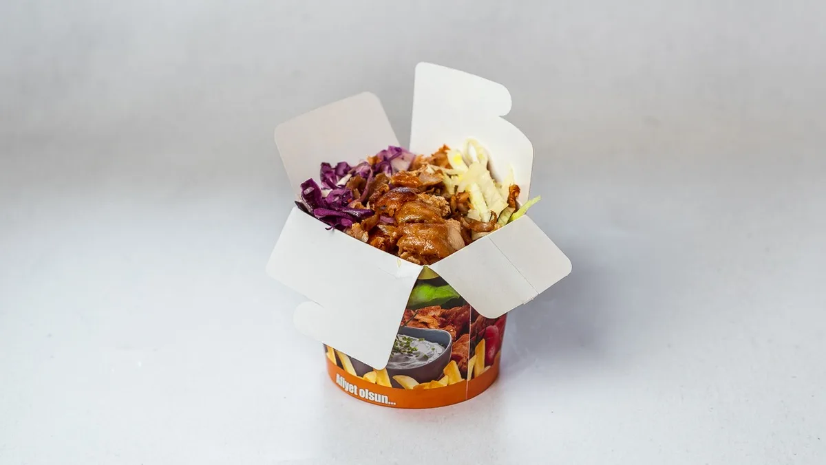 8a. Doner kebab box jen maso