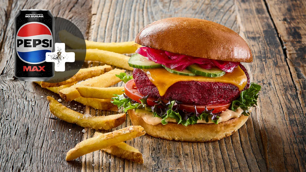 Beet Boy Burger menu