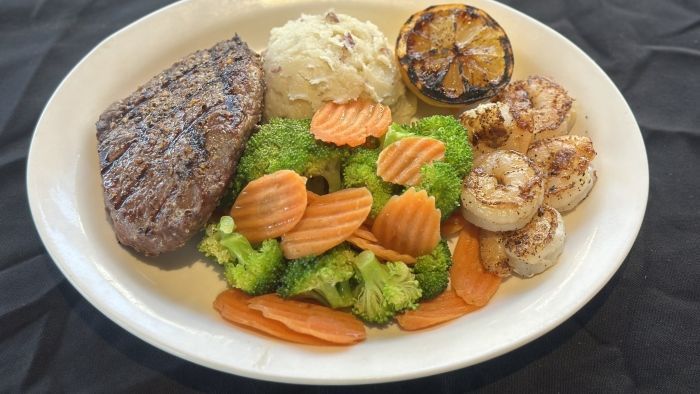 NEW! Steak and Shrimp Combo.