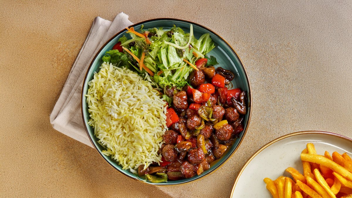 Barbekü souslu Köftə