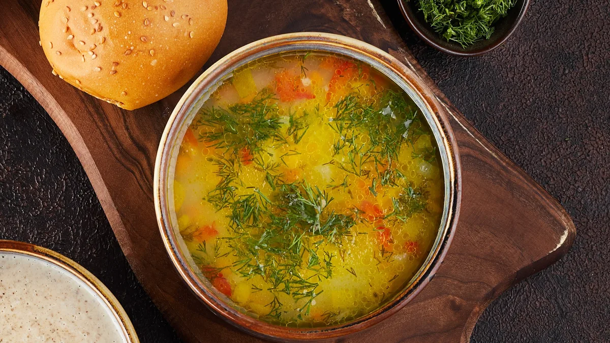 Tərəvəzli Toyuq Şorbası