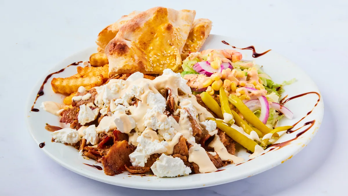 Gresk Kebabtallerken