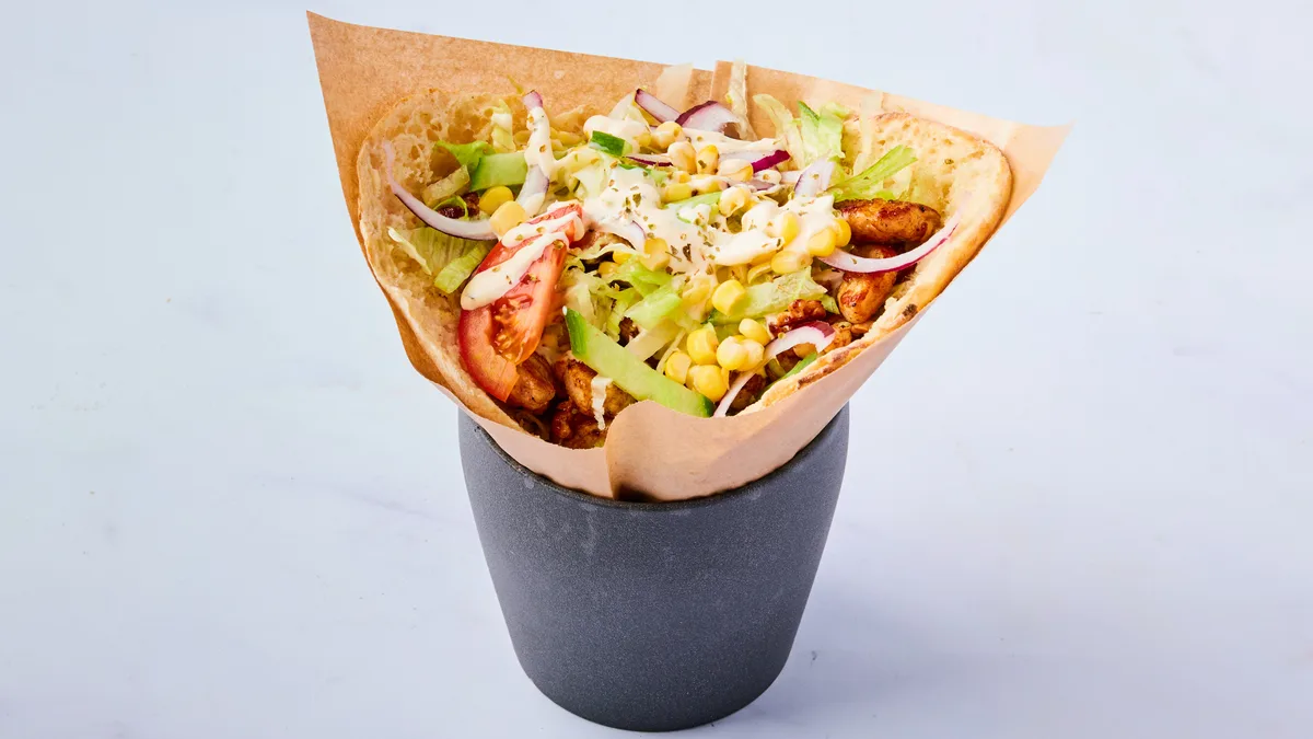 Kyllingkebab i Pita