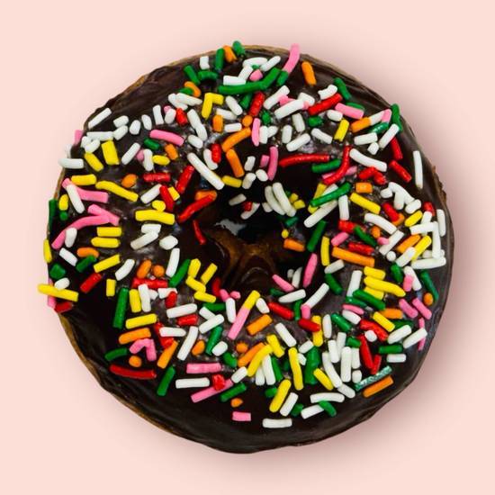 Rainbow Sprinkle Cake Donut