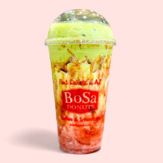 Strawberry Matcha Latte