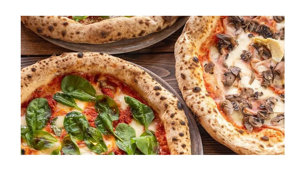 Tradizionale Marinara Vege pizza, Margherita pizza i Quattro Formaggi