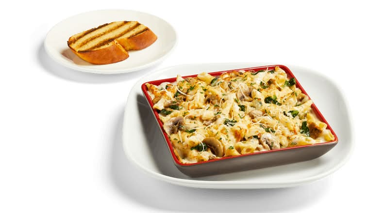Creamy Mushroom Spinach Bake