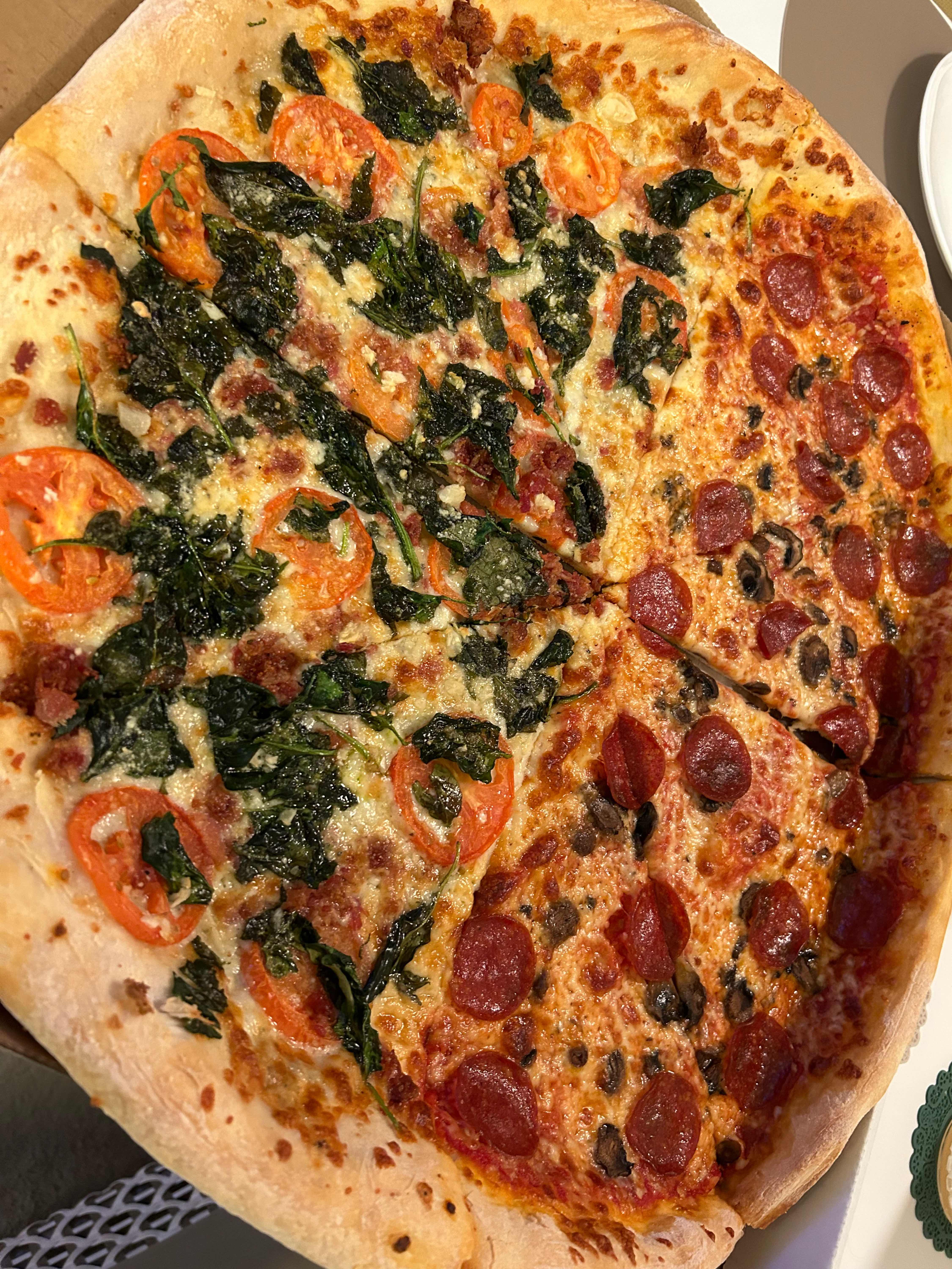 1/2 and 1/2 Specialty Pizza