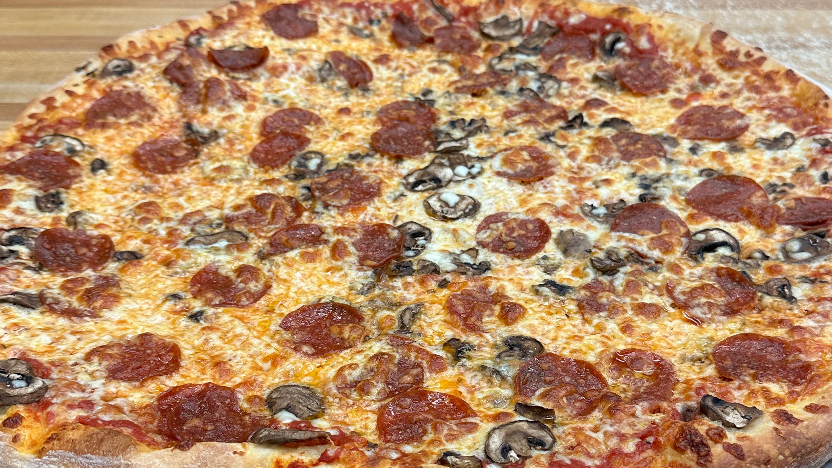 Pepperoni and Mushroom Pizza