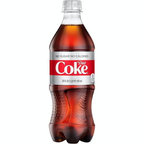 Bottled Diet Coke 20 oz.