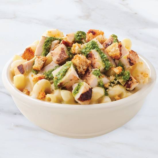 Chicken Pesto Mac and Cheese