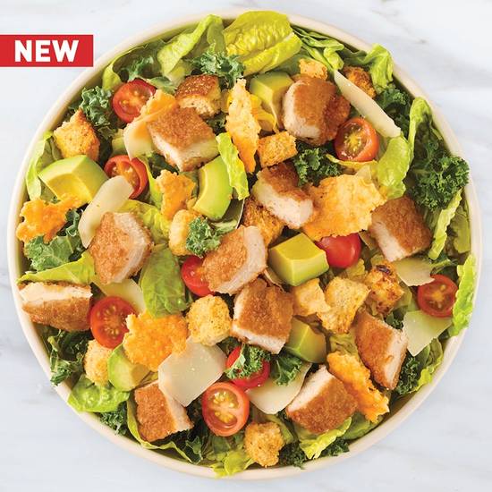 Crispy Chicken and Avo Caesar