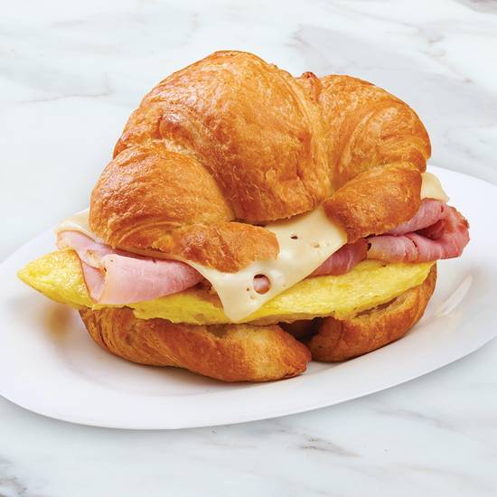 Ham Egg and Swiss Croissant