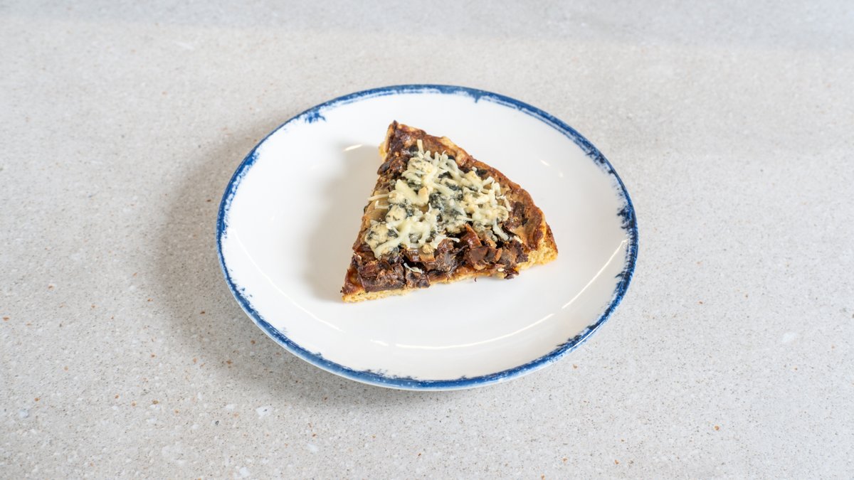 Quiche Lorraine with Roquefort