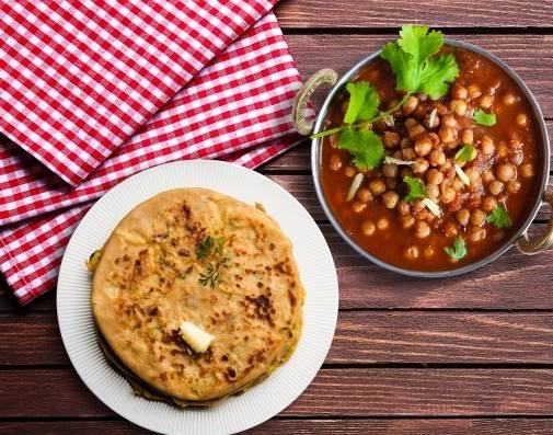 Chickpea Special and Paratha